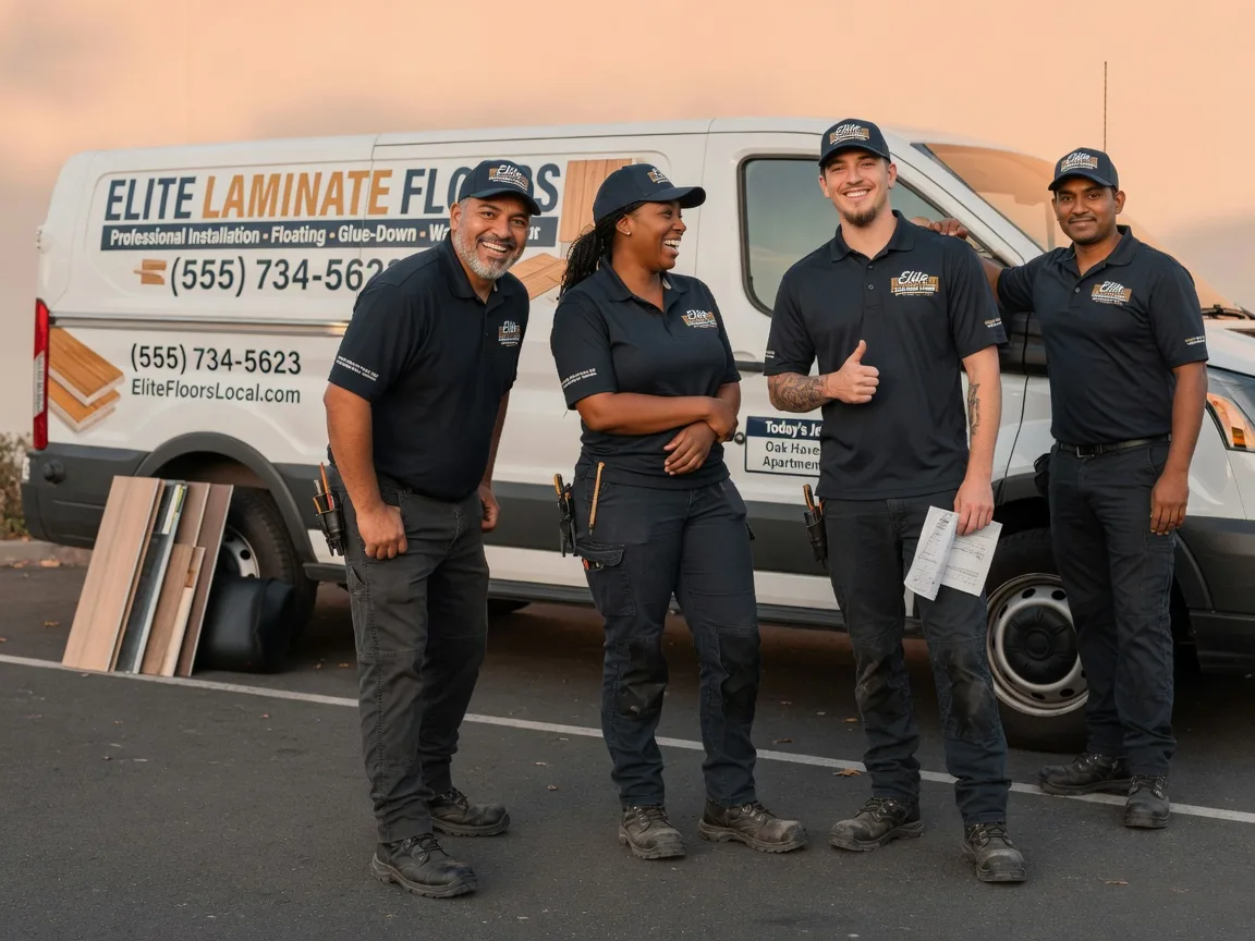 Laminate flooring installation company in Yancey, TX